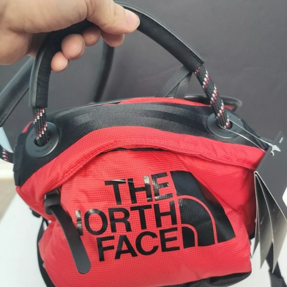 The North Face Base Camp Duffel XS  Black Series Red $248 Weekender Backpack - Picture 5 of 12